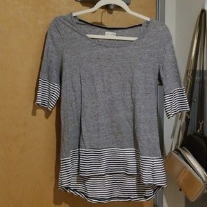Nautical 3/4 sleeve Maison Jules top